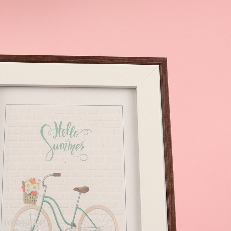 Hot selling home decor rectangle standing photo frame picture frame for desktop