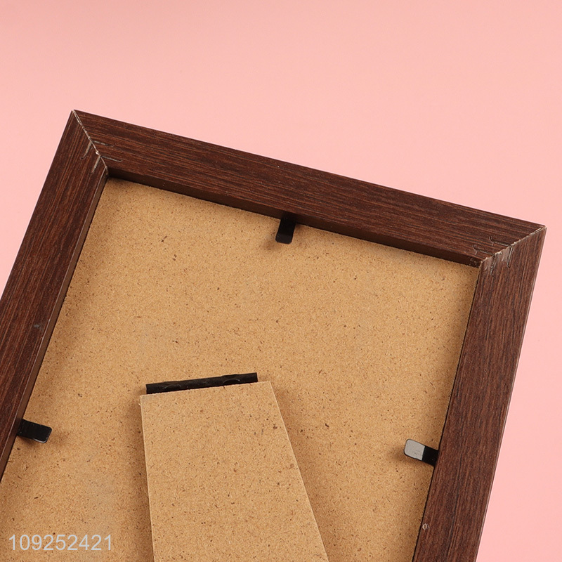 Hot selling home decor rectangle standing photo frame picture frame for desktop