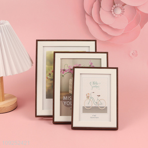 Hot selling home decor rectangle standing photo frame picture frame for desktop
