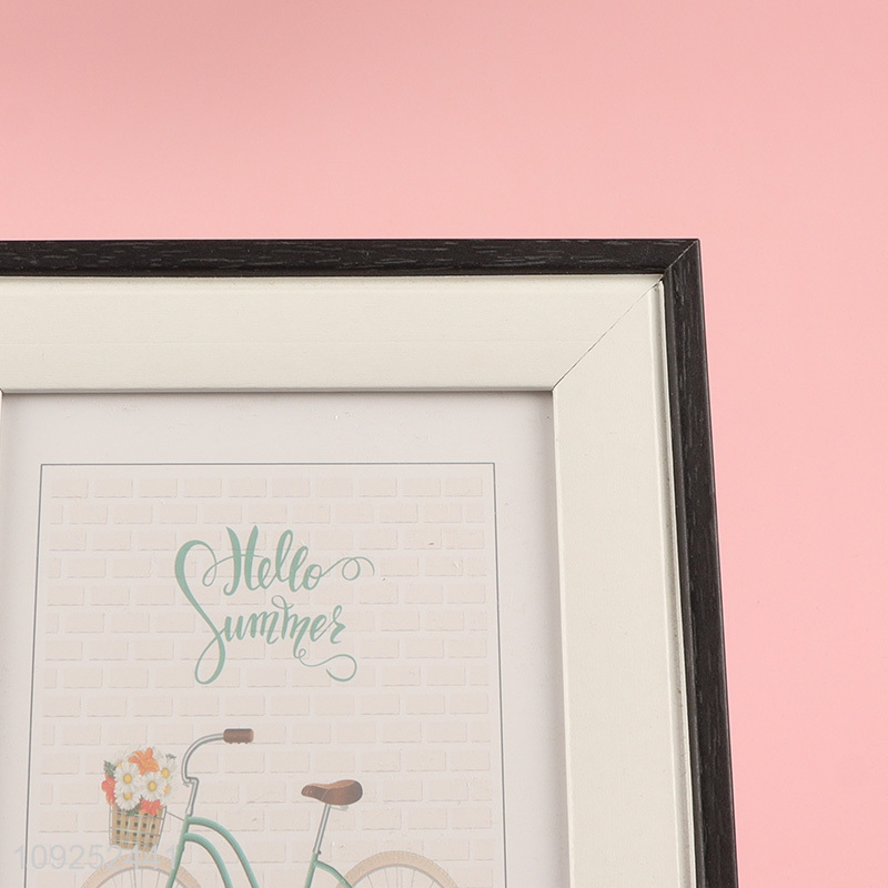 Best selling tabletop decor rectangle mdf photo frame picture frame wholesale