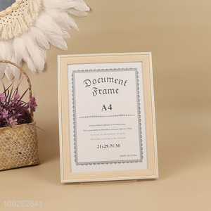 Factory supply rectangle home decor photo frame picture frame document frame