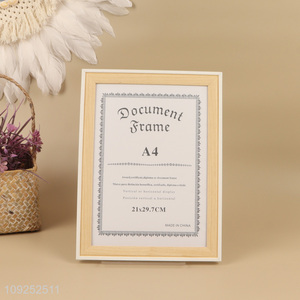 Factory price rectangle desktop decor photo frame picture frame document frame