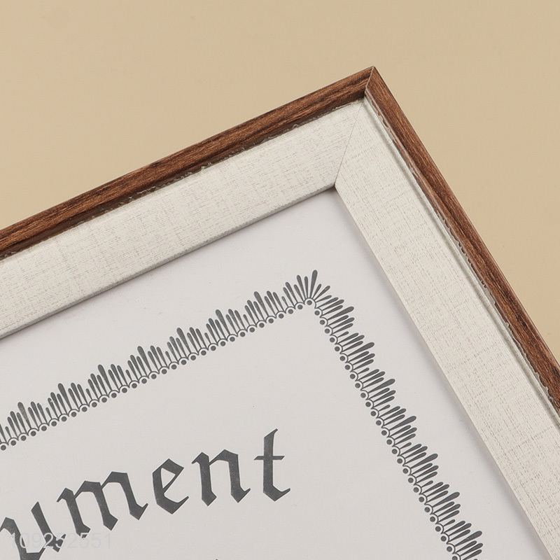 Low price rectangle photo frame picture frame document frame for home decor