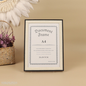 Top selling rectangle desktop decor photo frame picture frame document frame wholesale