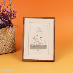 China wholesale rectangle tabletop decor photo frame picture frame