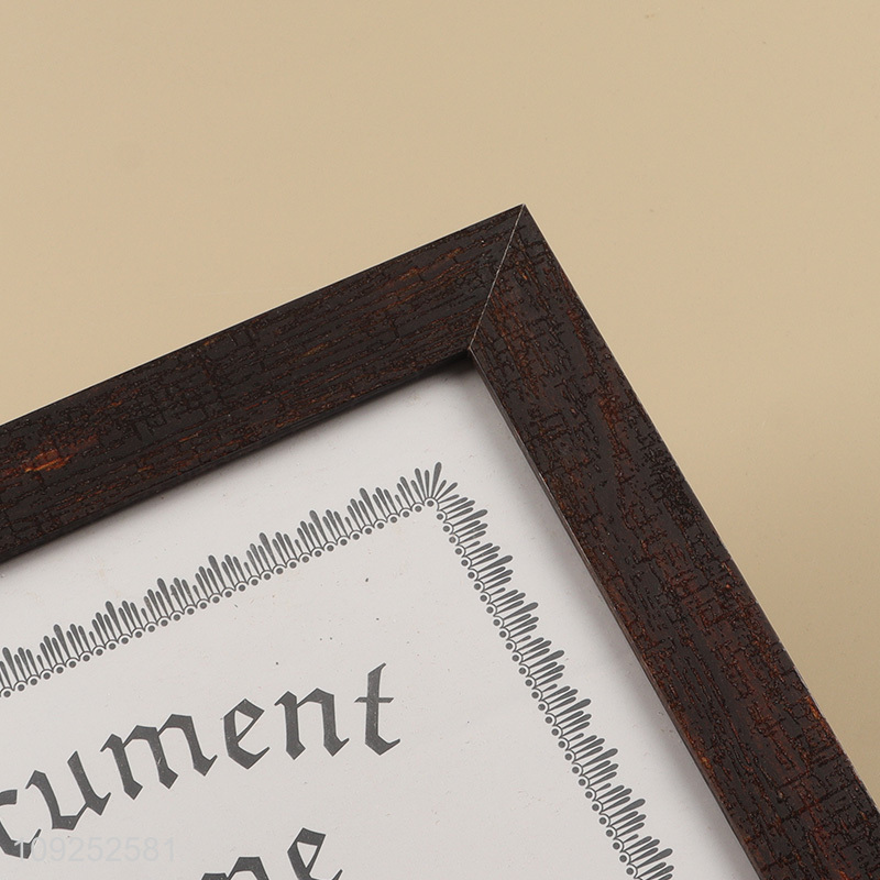 Top quality tabletop decor rectangle photo frame picture frame document frame for sale