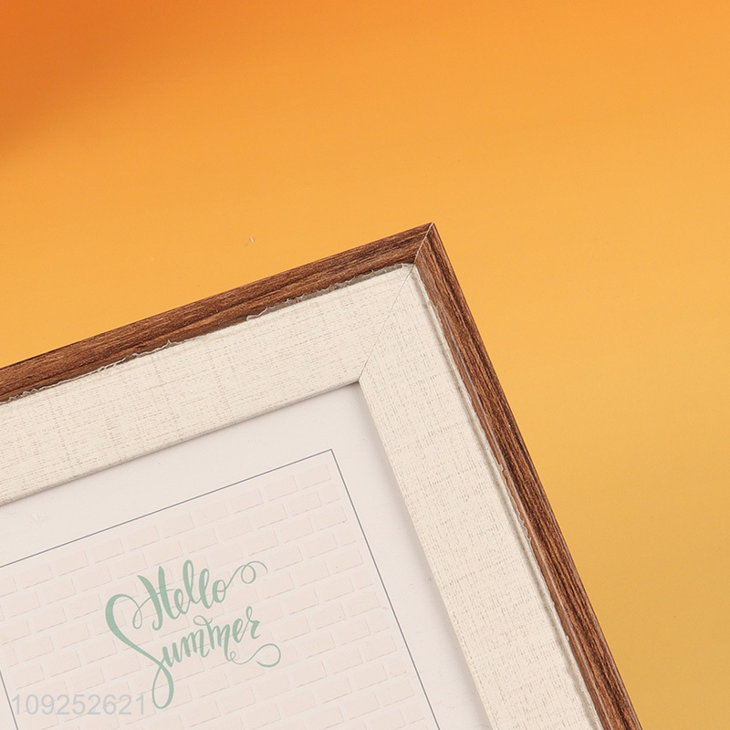 China wholesale rectangle tabletop decor photo frame picture frame
