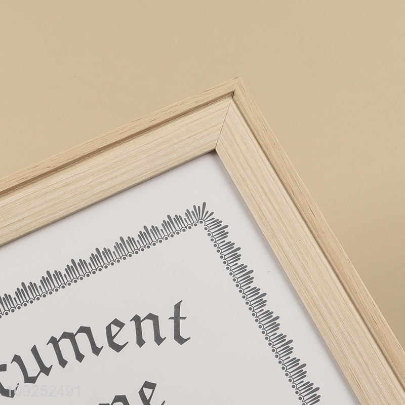Good selling rectangle wooden photo frame picture frame wholesale