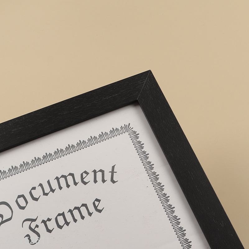 Latest products black frame photo frame picture frame document frame for home decor