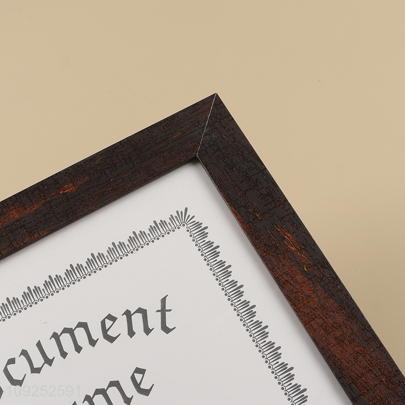 New product rectangle wooden photo frame picture frame document frame