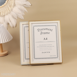 China factory multicolor desktop decor photo frame picture frame document frame