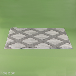 China factory anti-slip home polyester floor mat door mat for sale