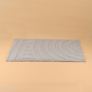 Factory supply soft polyester washable floor mat door mat floor rug for sale