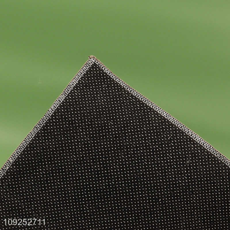 Most popular soft polyester non-slip floor mat door mat floor rug for sale