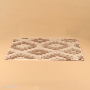 Hot products home hotel living room soft polyester floor mat door mat floor rug