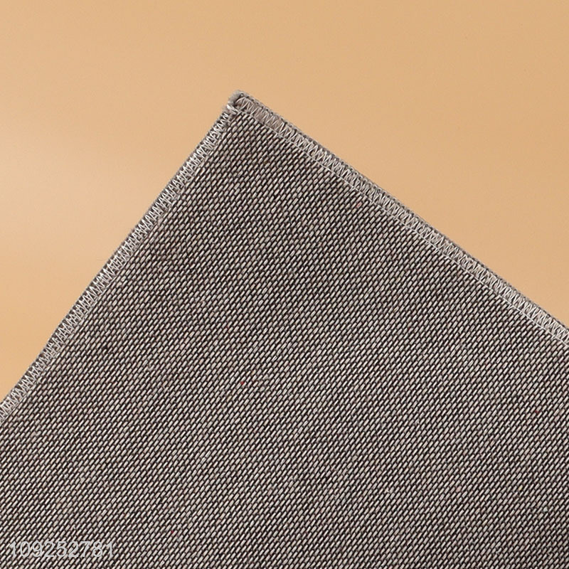 China supplier soft polyester home hotel floor mat door mat floor rug for sale