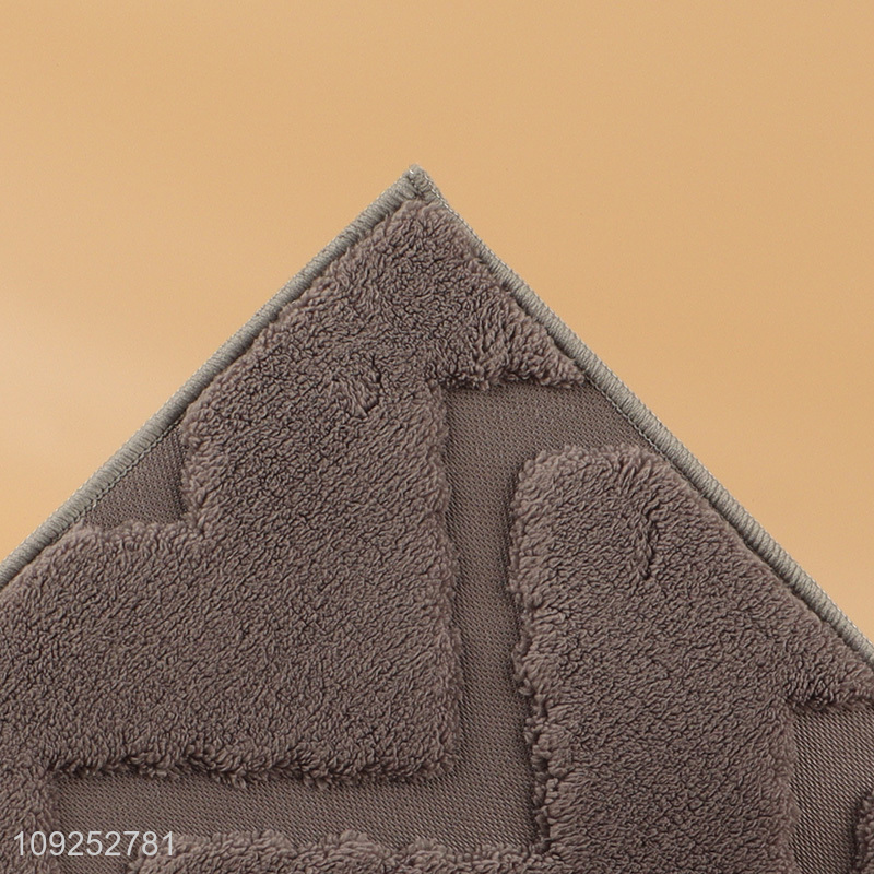 China supplier soft polyester home hotel floor mat door mat floor rug for sale