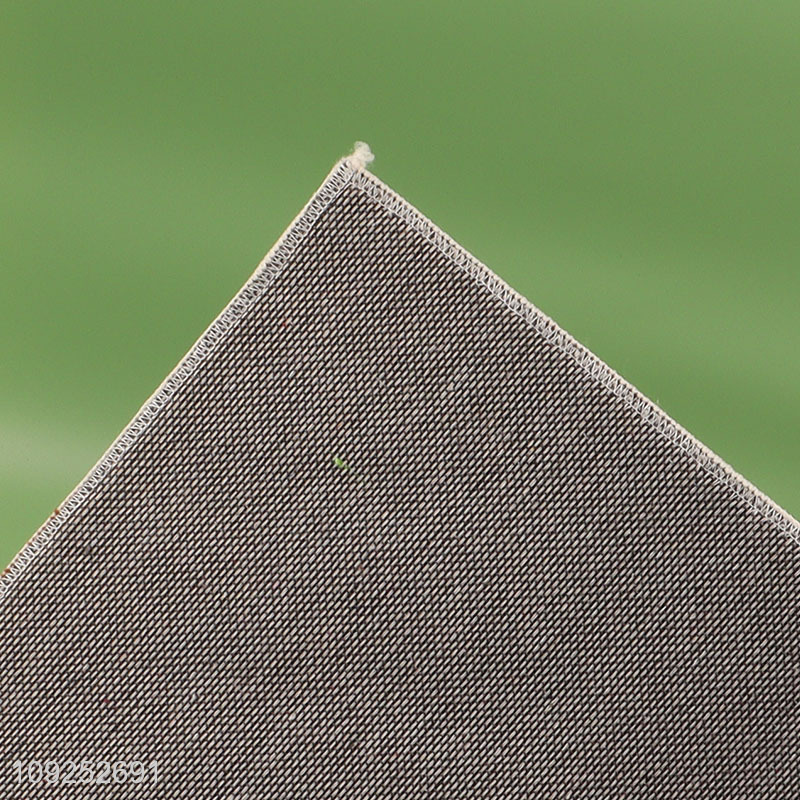 Top products anti-slip washable polyester floor mat door mat floor rug