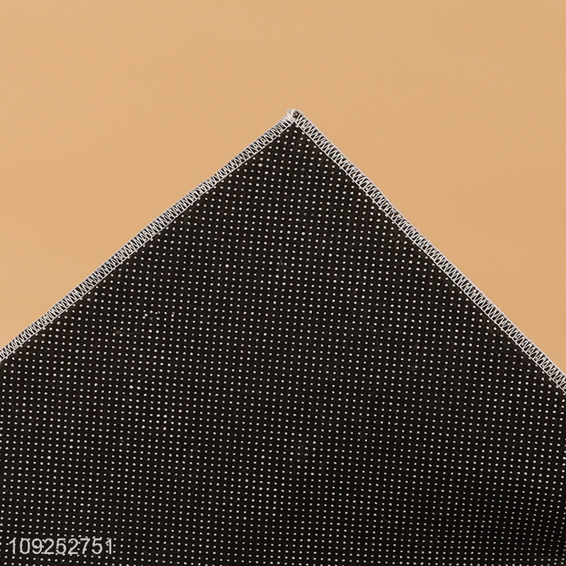 Factory supply soft polyester washable floor mat door mat floor rug for sale