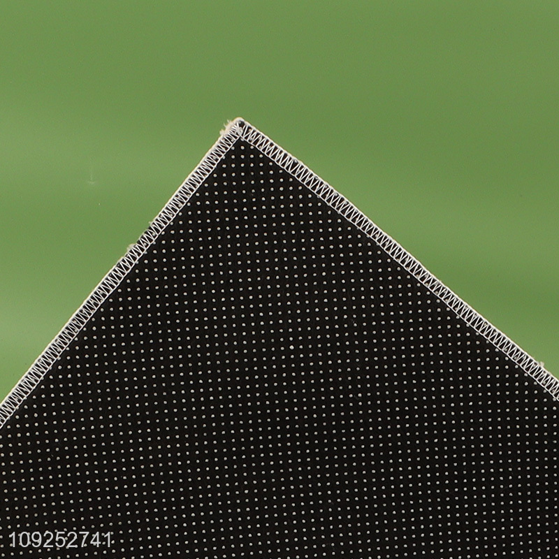 Hot selling non-slip soft comfortable polyester floor mat door mat floor rug