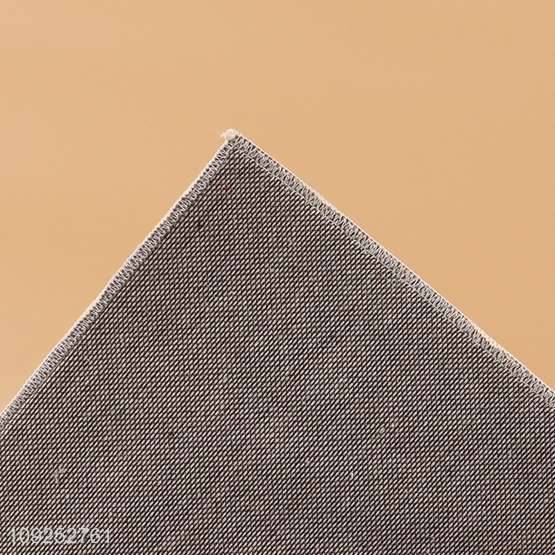 Hot products home hotel living room soft polyester floor mat door mat floor rug