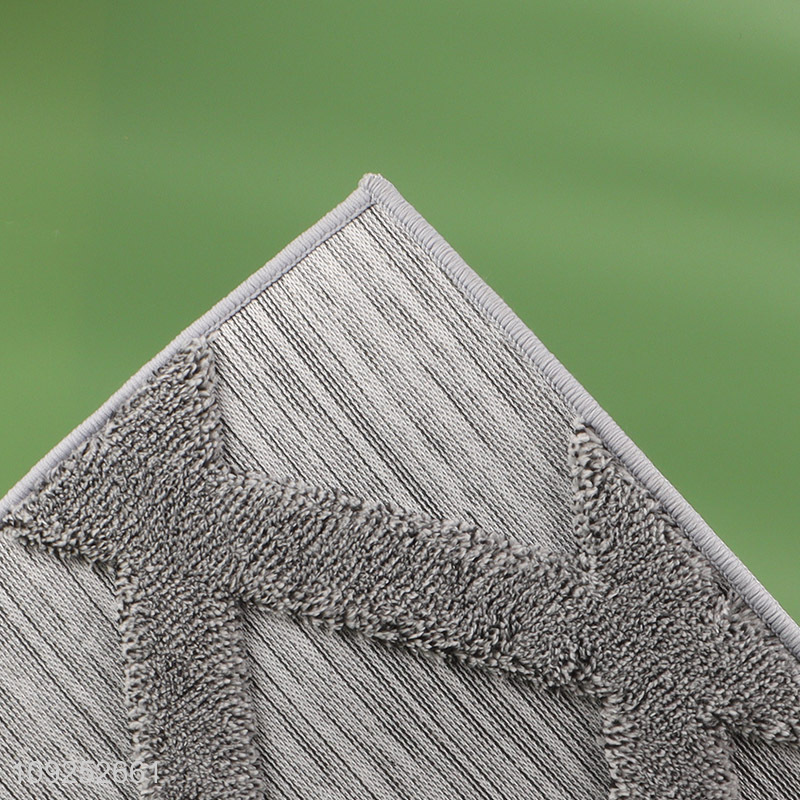 China factory anti-slip home polyester floor mat door mat for sale