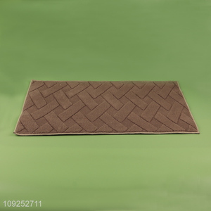 Most popular soft polyester non-slip floor mat door mat floor rug for sale