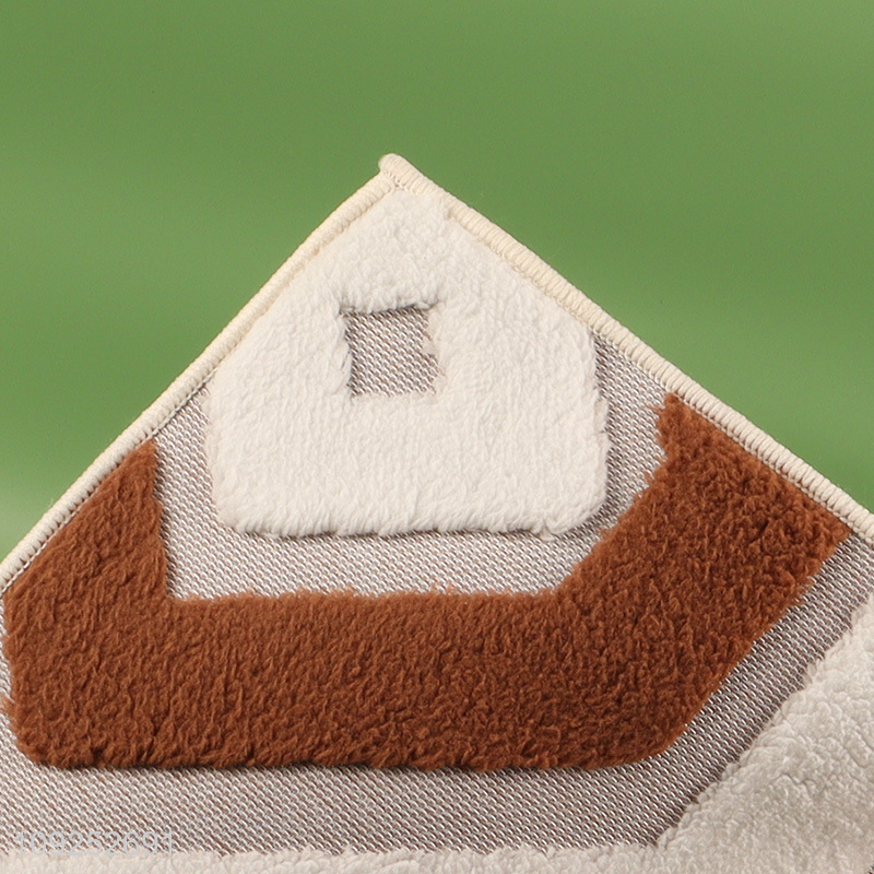 Top products anti-slip washable polyester floor mat door mat floor rug