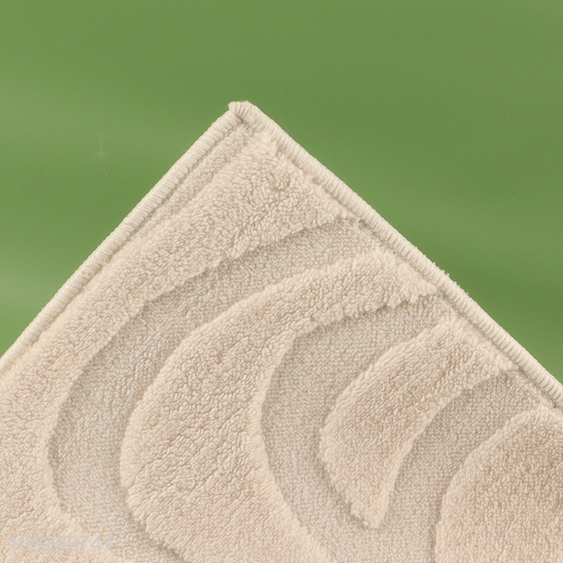 Hot selling non-slip soft comfortable polyester floor mat door mat floor rug