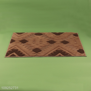 Factory price soft polyester home hotel floor mat door mat floor rug for sale