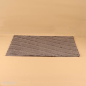 Good quality washable polyester soft floor mat door mat floor rug for home hotel