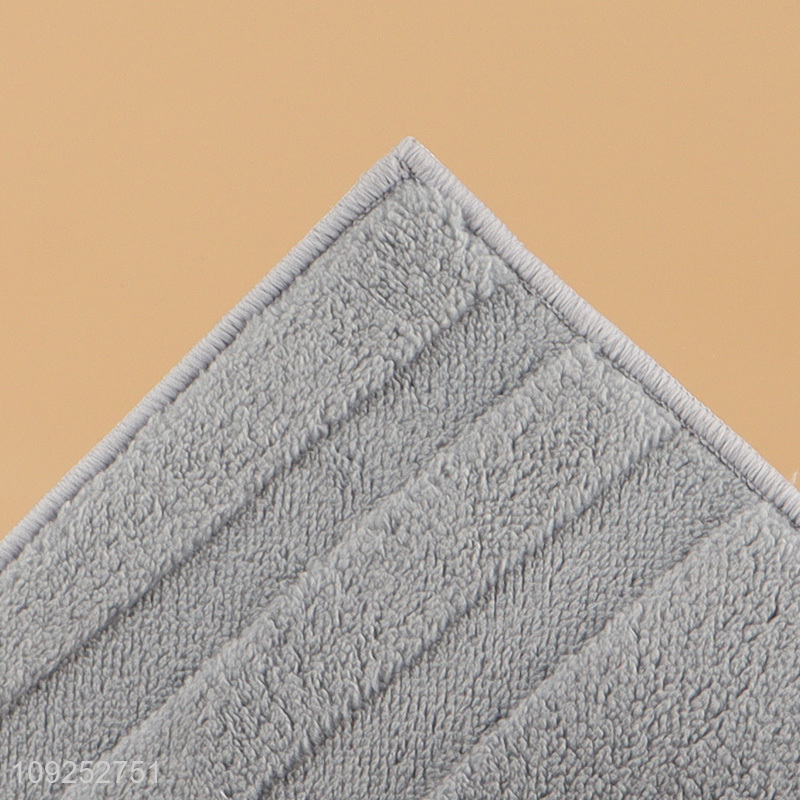 Factory supply soft polyester washable floor mat door mat floor rug for sale