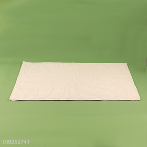 Hot selling non-slip soft comfortable polyester floor mat door mat floor rug