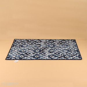 Factory direct sale home hotel polyester floor mat door mat floor rug wholesale