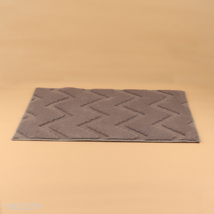China supplier soft polyester home hotel floor mat door mat floor rug for sale