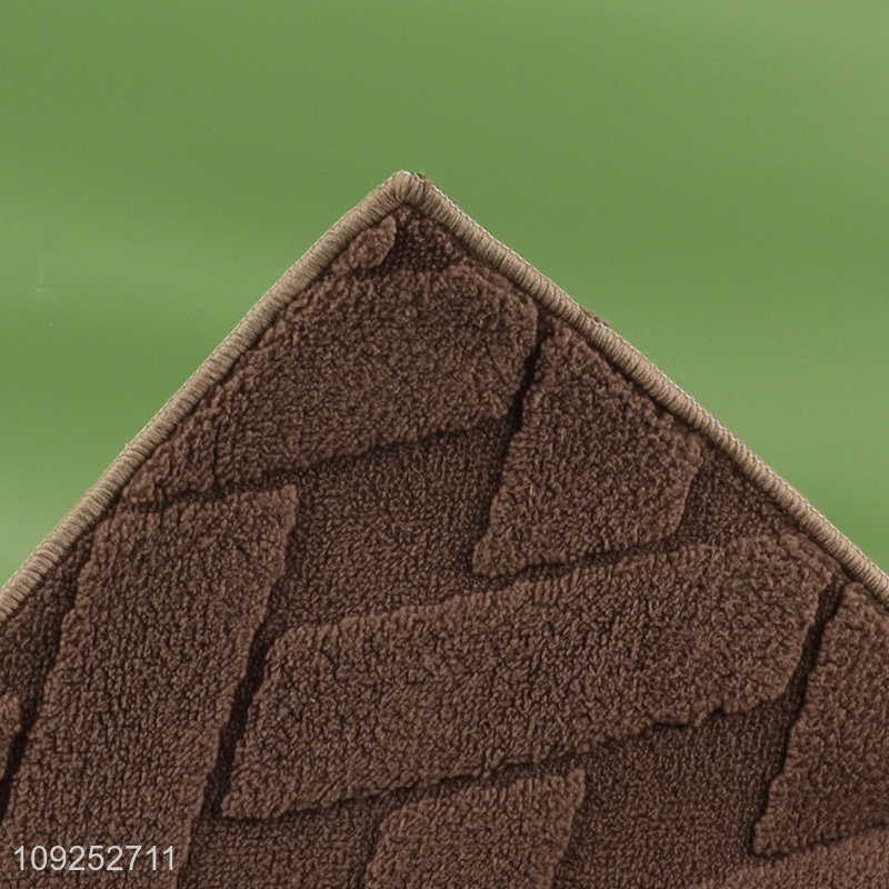 Most popular soft polyester non-slip floor mat door mat floor rug for sale