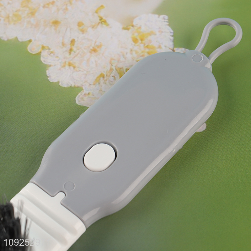 Factory Price Shoe Sneaker Cleaning Brush Plastic Handle Shoe Scrub Brush