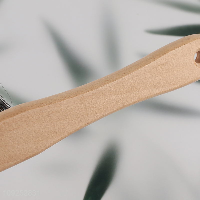 New Arrival Hand Broom Brush Wooden Handle Horse Hair Bed Sofa Car Brush