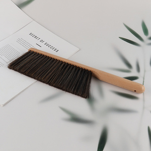 Good Quality Hand Broom Brush Horsehair Wooden Handle Dusting Brush for Bed