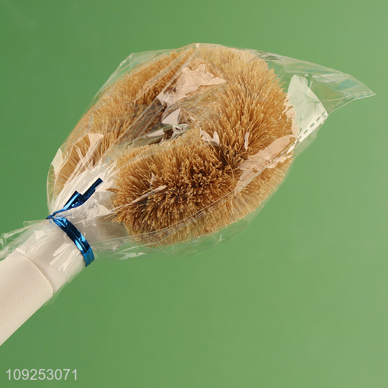 China Imports Coconut Fiber Dish Brush Pot Scrub Brush Dish Scrub Brush