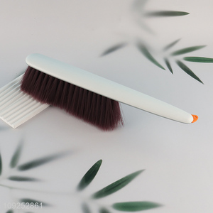 High Quality Hand Broom Brush Wooden Handle Horssehair Brush for Cleaning Bed