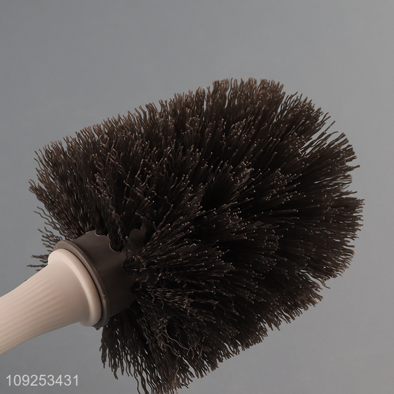 China Imports Toilet Bowl Brush and Holder Set Toilet Cleaning Brush Set
