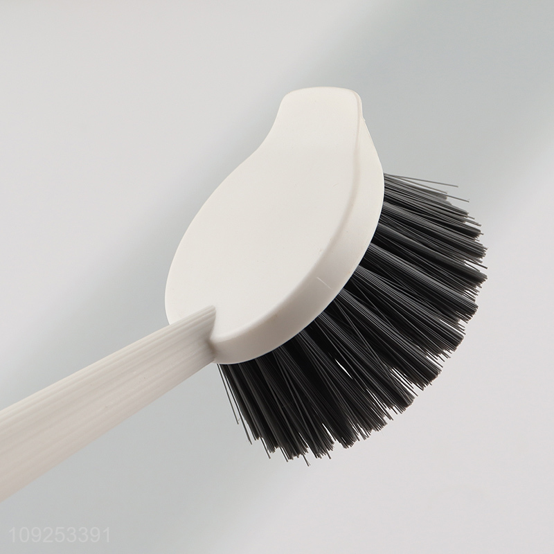 China Product Dish Scrub Brush Pot Cleaning Brush with Plastic Handle