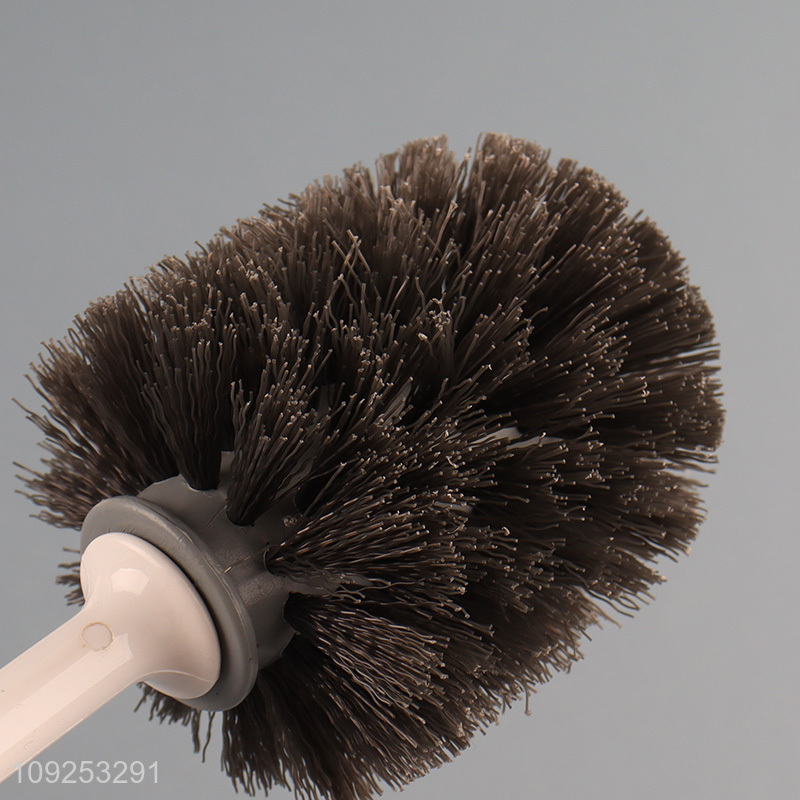 Good Quality Long Handle Toilet Bowl Brush and Holder Set for Bathroom