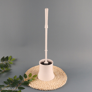 High Quality Bathroom Accessories Toilet Cleaning Brush and Holder Set