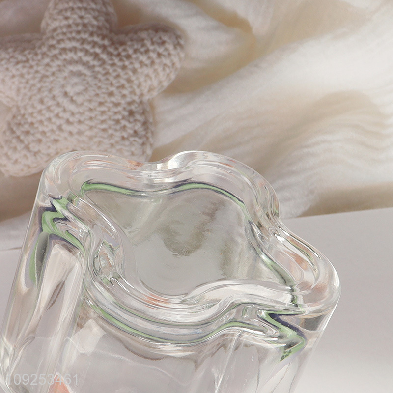 Hot selling tabletop decor glass bottle natural reed diffuser wholesale