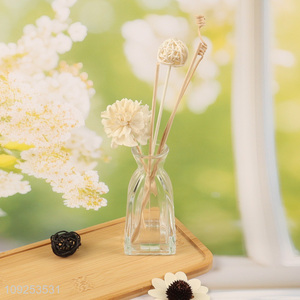 Top quality clear glass bottle reed diffuser diffuser bottle for sale