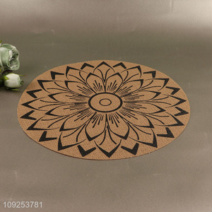 Factory price round desktop decor place mat dinner mat for sale
