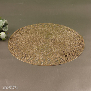 Good selling round tabletop decor place mat dinner mat for home restaurant