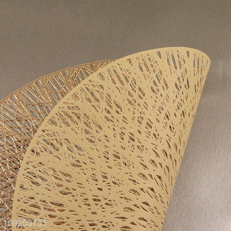 Good selling round tabletop decor place mat dinner mat for home restaurant